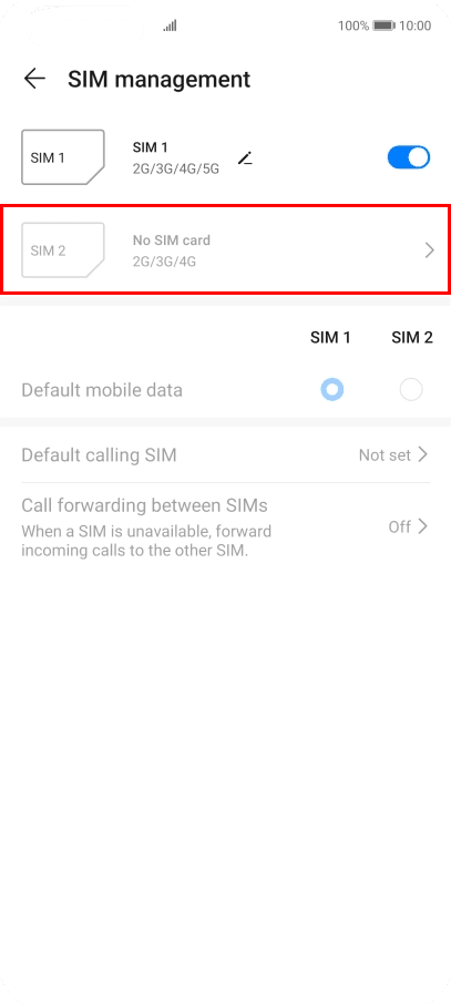 Huawei Available SIM