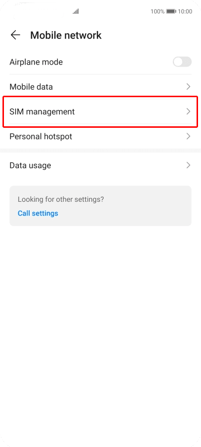 Huawei SIM Management