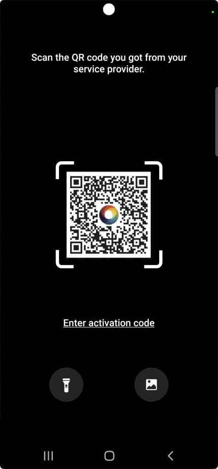 Samsung Scan QR